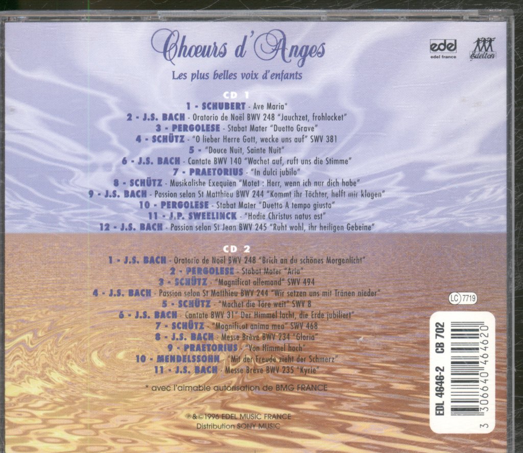Various Artists - CHOEURS D'ANGES: Le plus belles voix d'enfants - Double Cd