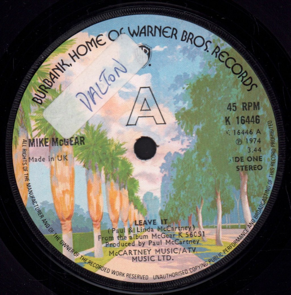 Mike McGear - Leave It - 7 Inch