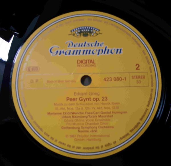 Neeme Jarvi - sigurd jorsalfar grieg Peer Gynt - Double Lp
