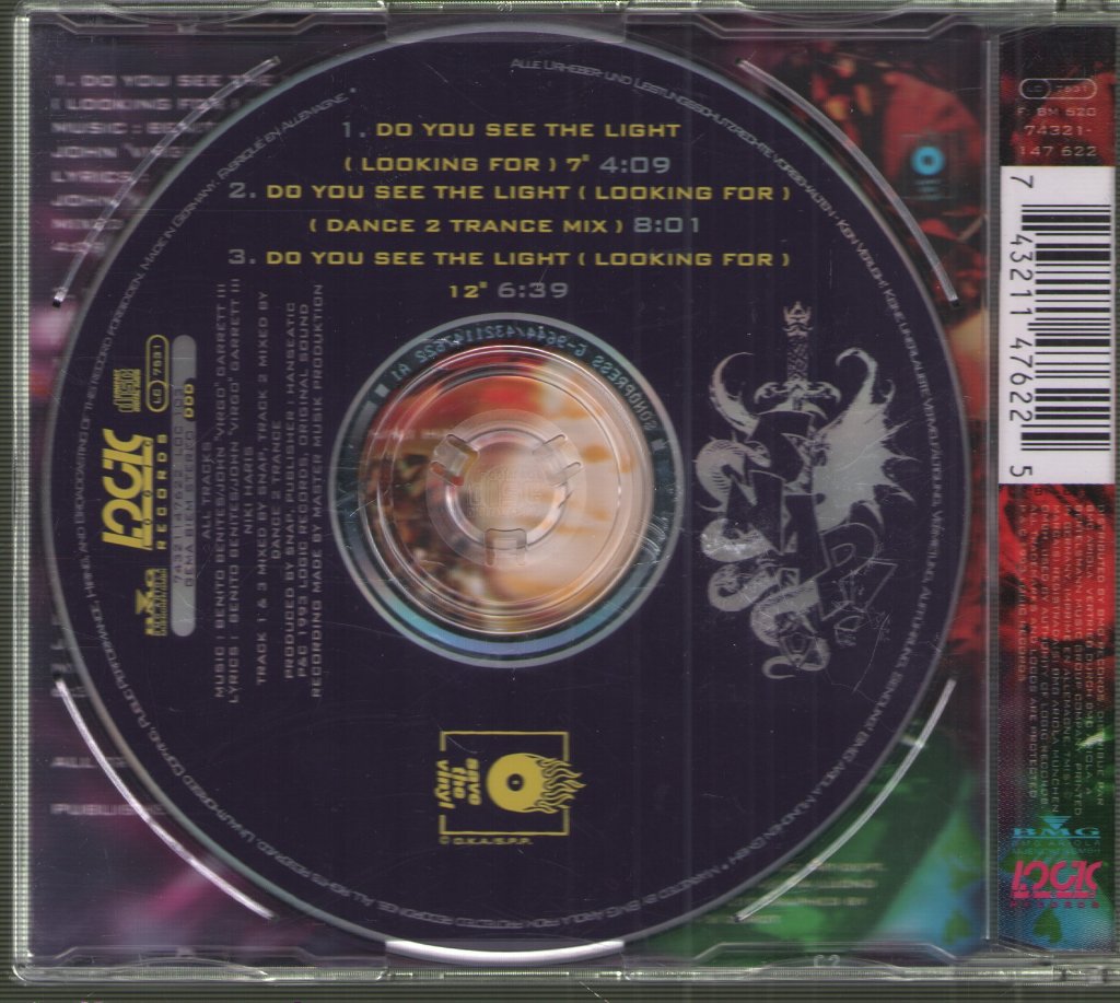 Snap! - Do You See The Light (Looking For) - Cd