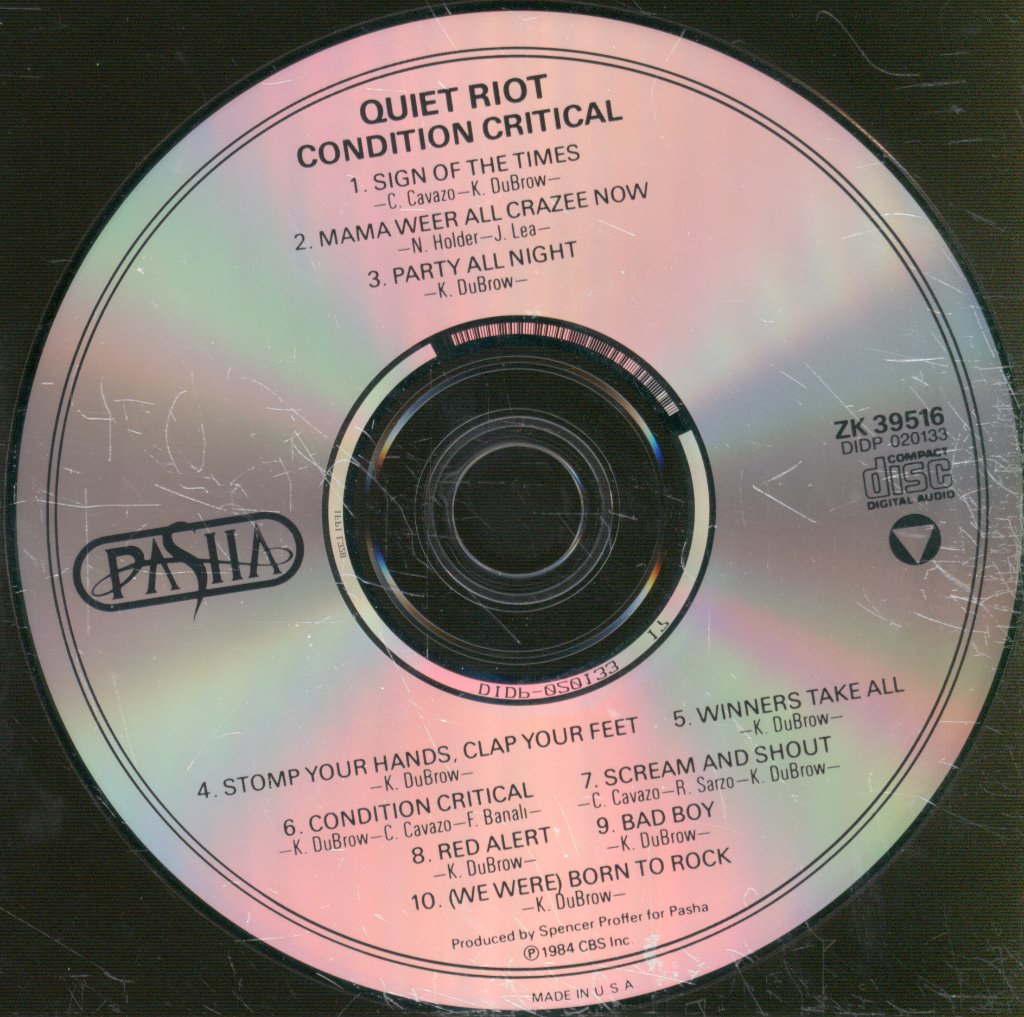 Quiet Riot - Condition Critical - Cd
