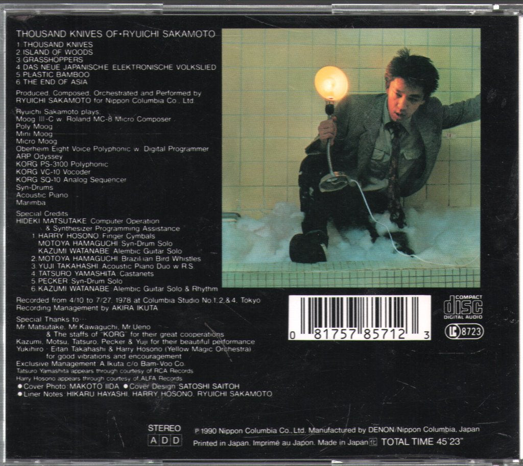 Ryuichi Sakamoto - Thousand Knives Of - Cd