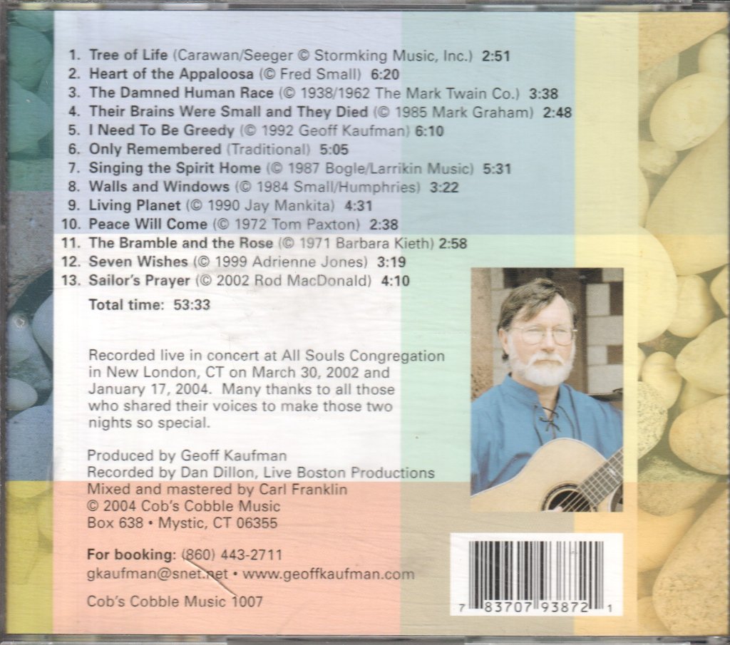 Geoff Kaufman - touchstones - Cd
