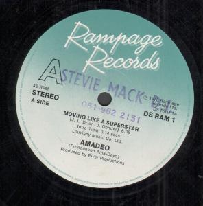 Amadeo - Moving Like A Superstar - 12 Inch