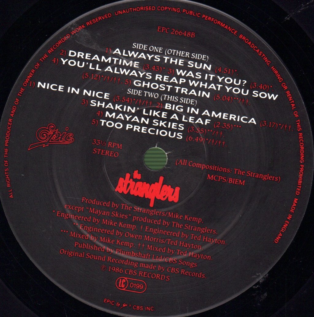 Stranglers - Dreamtime - Lp