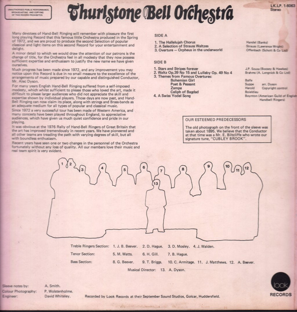 Thurlstone Bell Orchestra - Thurlstone Bells No.2 - Lp