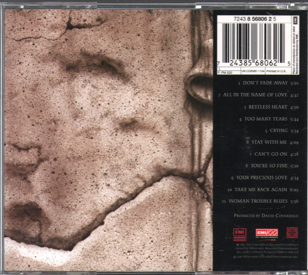 David Coverdale & Whitesnake - Restless Heart - Cd