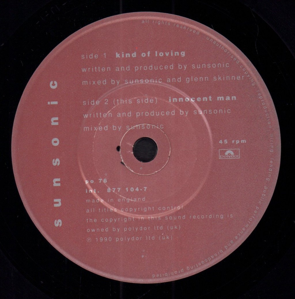 Sunsonic - Kind Of Loving - 7 Inch