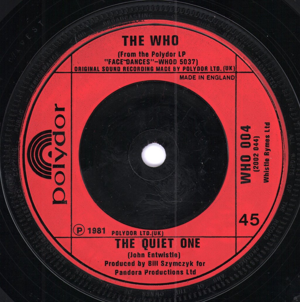 Who - You Better You Bet - 7 Inch