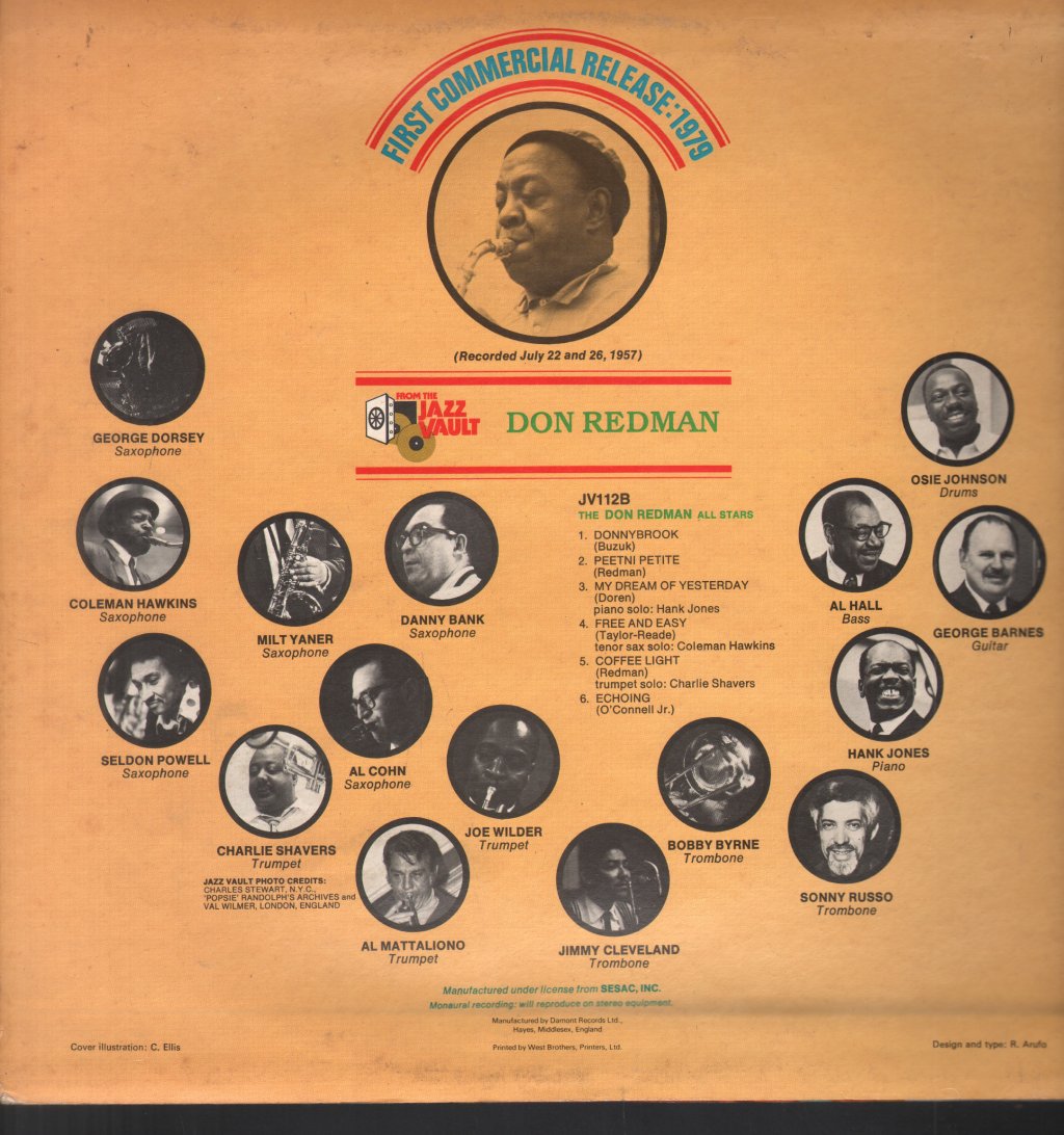 Don Redman All Stars - Don Redman All Stars - Lp