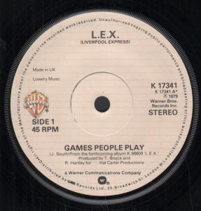 Liverpool Express - Games People Play - 7 Inch