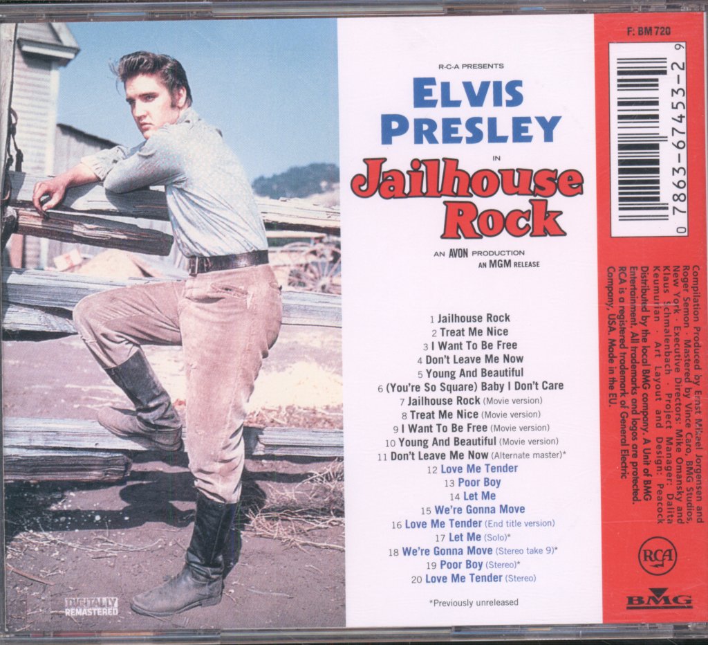 Elvis Presley - Jailhouse Rock - Cd
