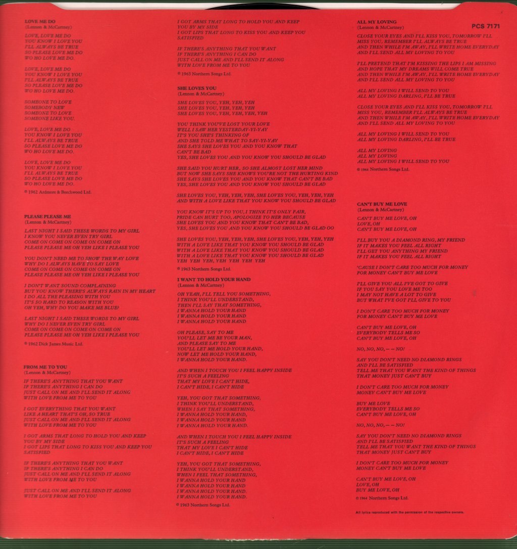 Beatles - 1962-1966 - Double Lp