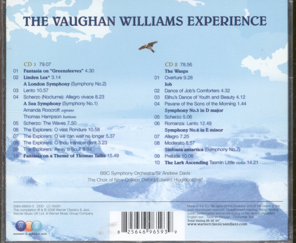 BBC Symphony Orchestra, Sir Andrew Davis - Vaughan Williams Experience - Double Cd