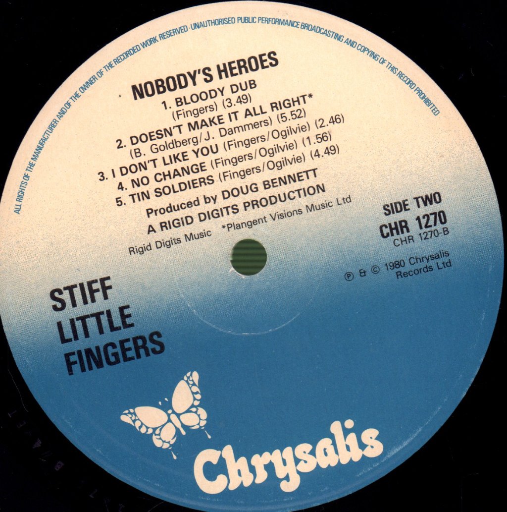 Stiff Little Fingers - Nobody's Heroes - Lp