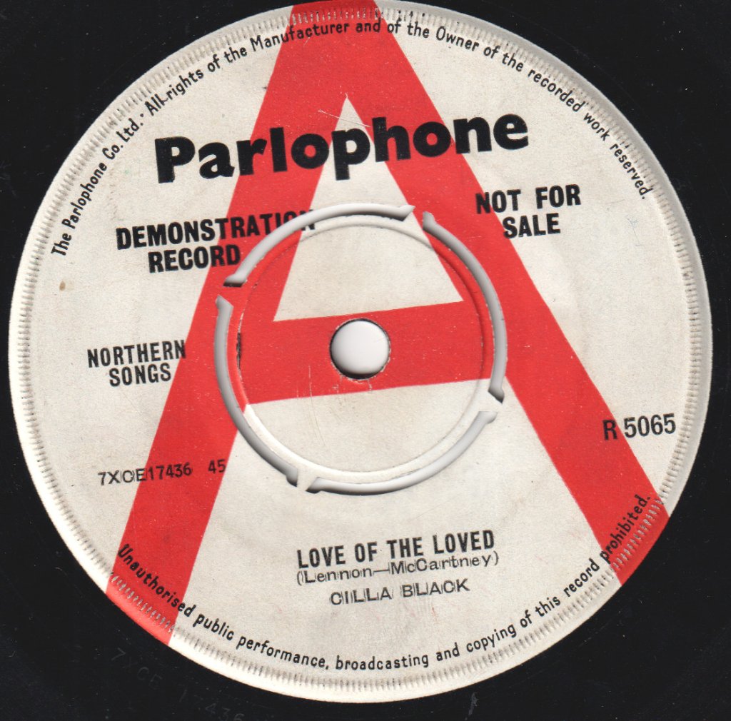 Cilla Black - Love Of The Loved - 7 Inch
