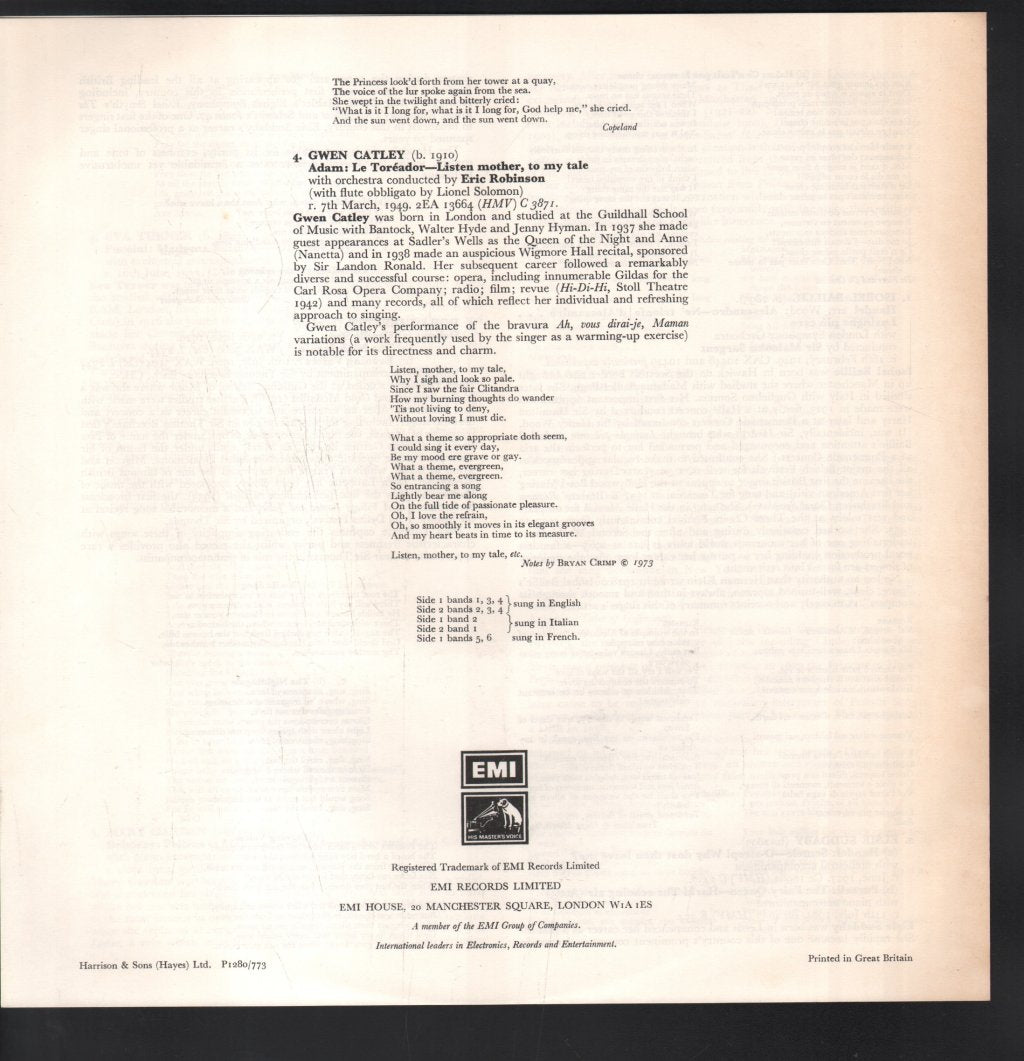 Various Artists - Great British Sopranos - Lp