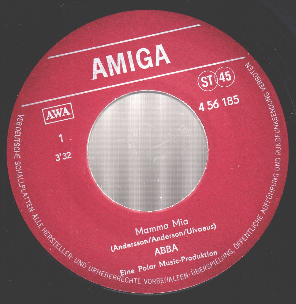 ABBA - Mamma Mia / Tropical Loveland - 7 Inch