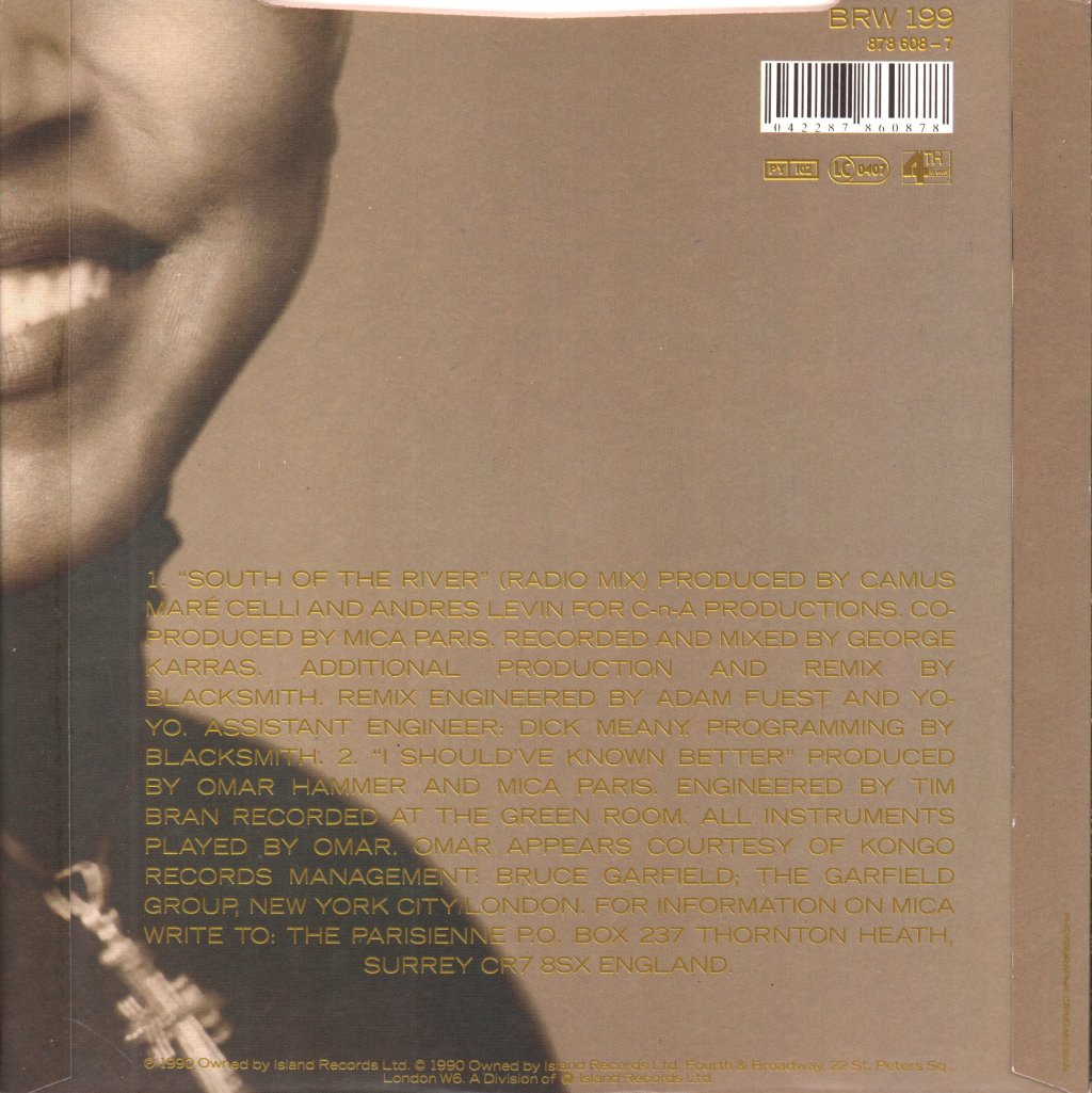 Mica Paris - South Of The River - 7 Inch