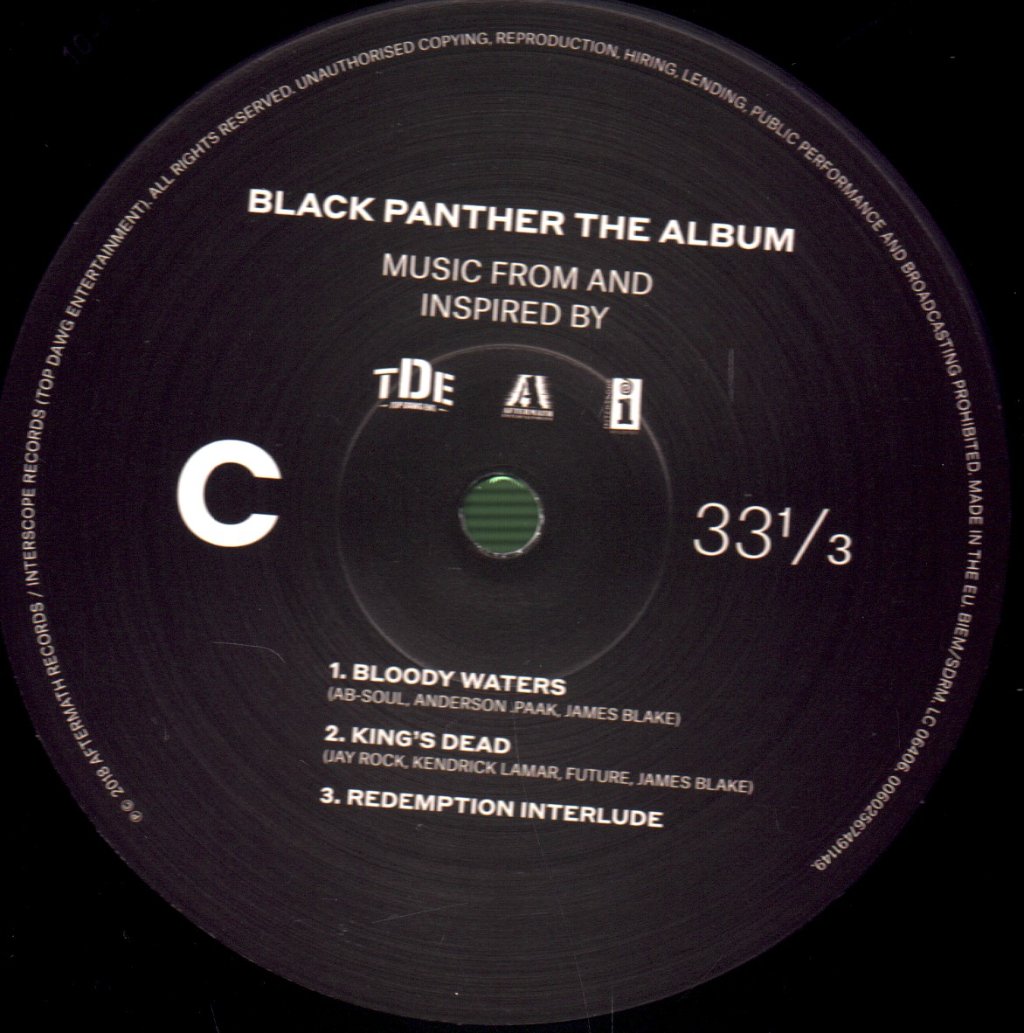 Various Artists - Black Panther: Music From And Inspired By - Double Lp