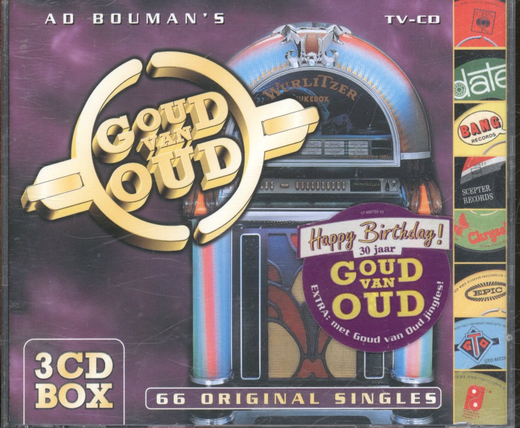 Various Artists - Ad Bouman's Goud Van Oud (66 Original Singles) - Triple Cd