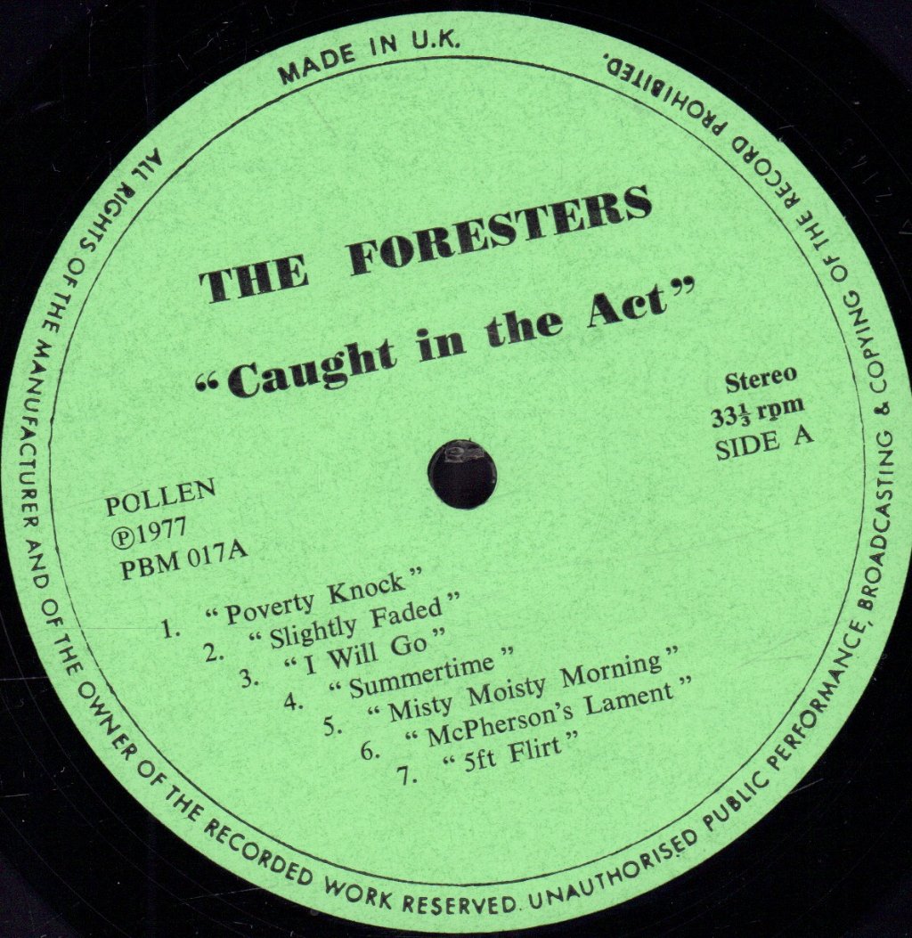 Foresters - Caught In The Act - Lp