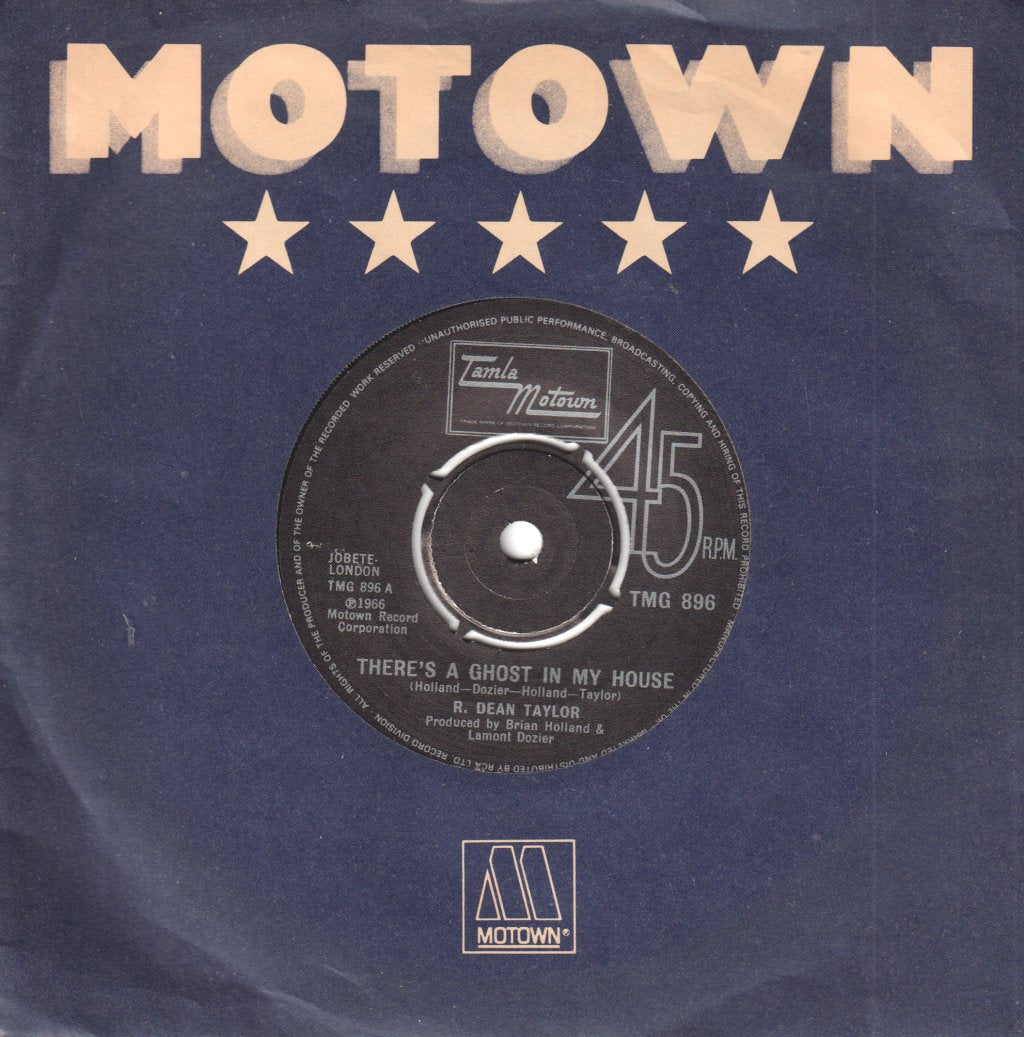 R.Dean Taylor - There's A Ghost In My House - 7 Inch