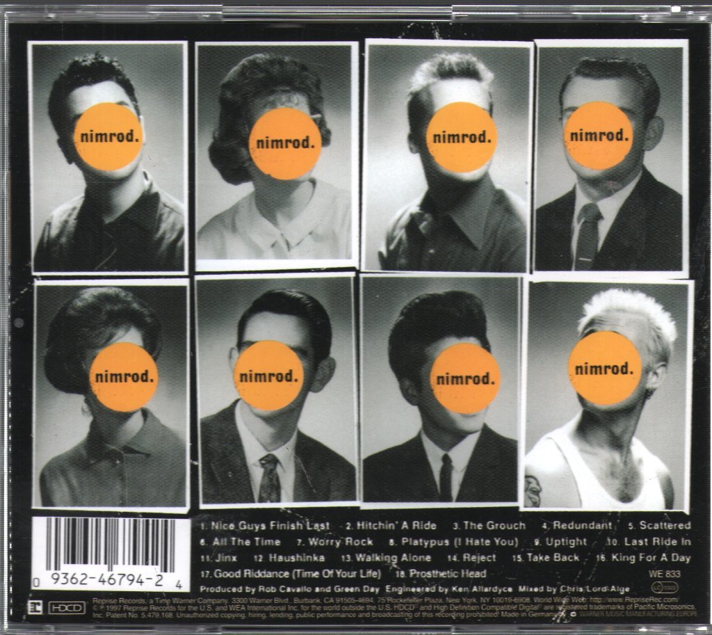 Green Day - Nimrod. - Cd