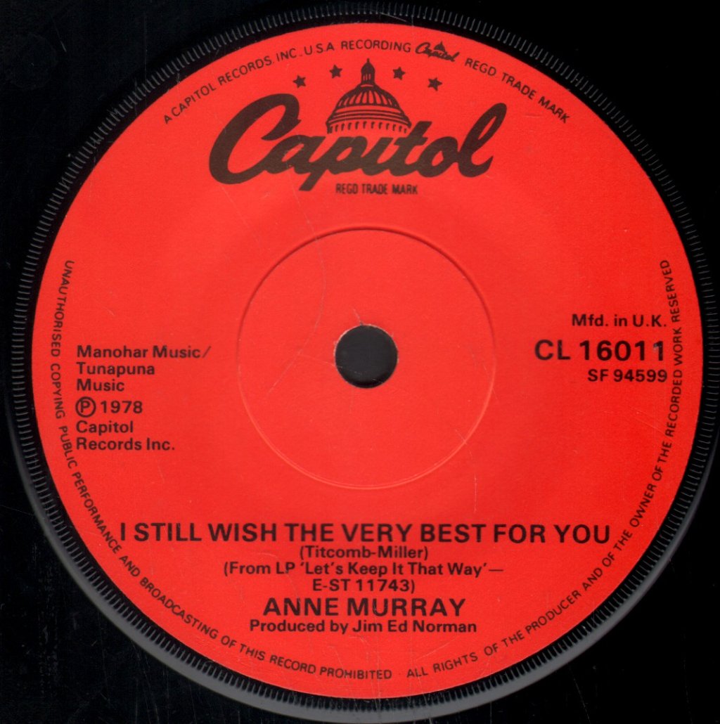 Anne Murray - You Needed Me - 7 Inch