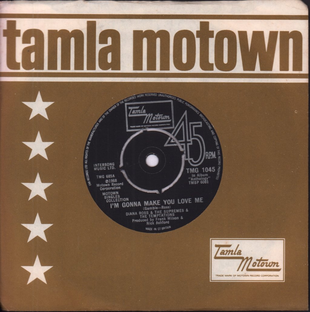 Diana Ross And The Supremes And The Temptations / Marvin Gaye - I'm Gonna Make You Love Me / i heard it through the grapevine - 7 Inch