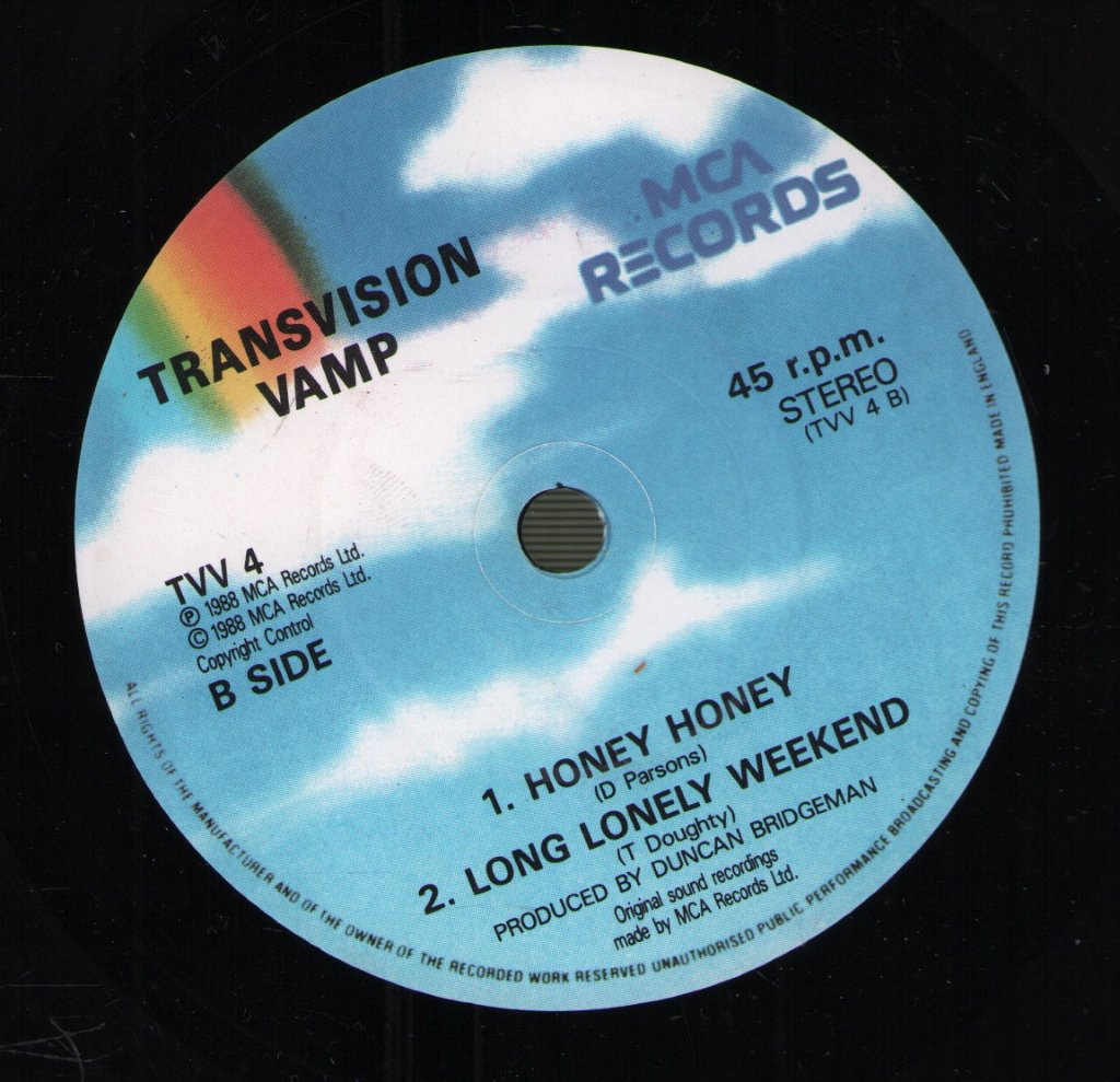Transvision Vamp - Revolution Baby - 7 Inch