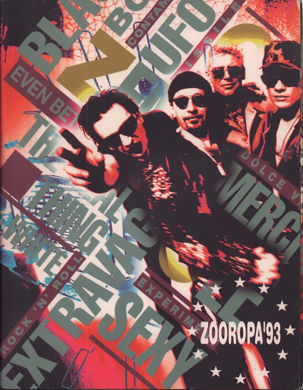 U2 - Zooropa 93 - Tour Programme