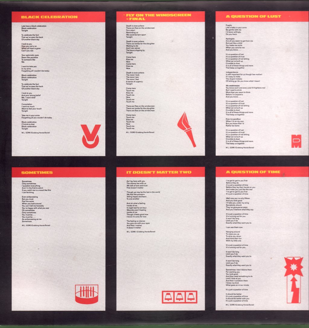 Depeche Mode - Black Celebration - Lp