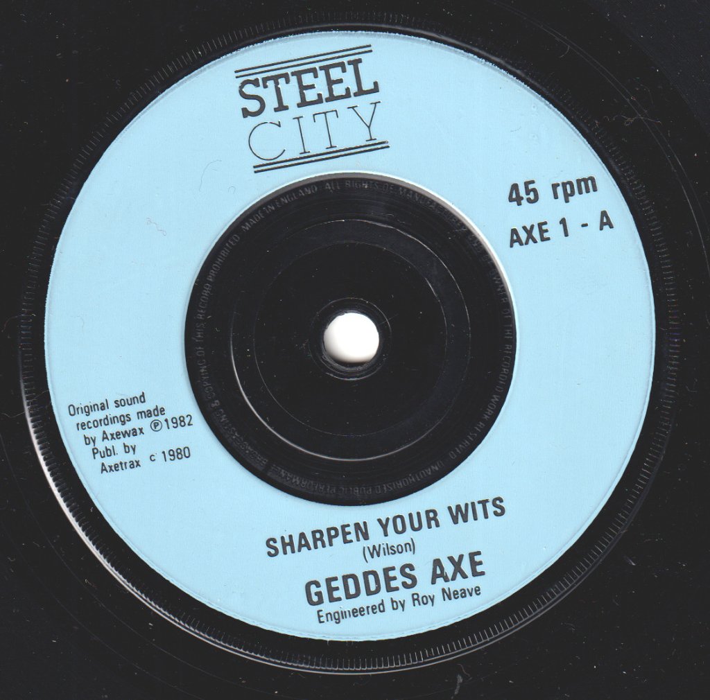 Geddes Axe - Sharpen Your Wits - 7 Inch