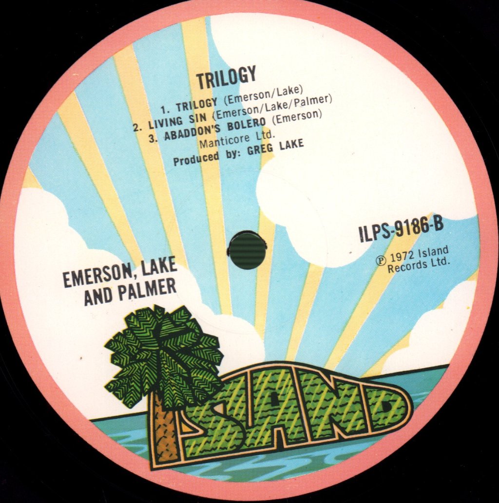 Emerson Lake And Palmer - Trilogy - Lp