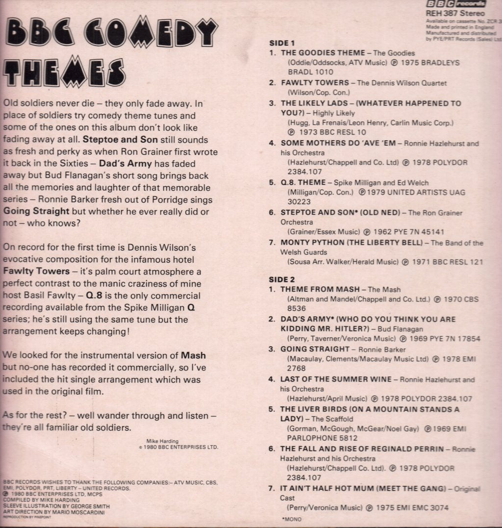 Bbc Comedy Themes - Bbc Comedy Themes - Lp