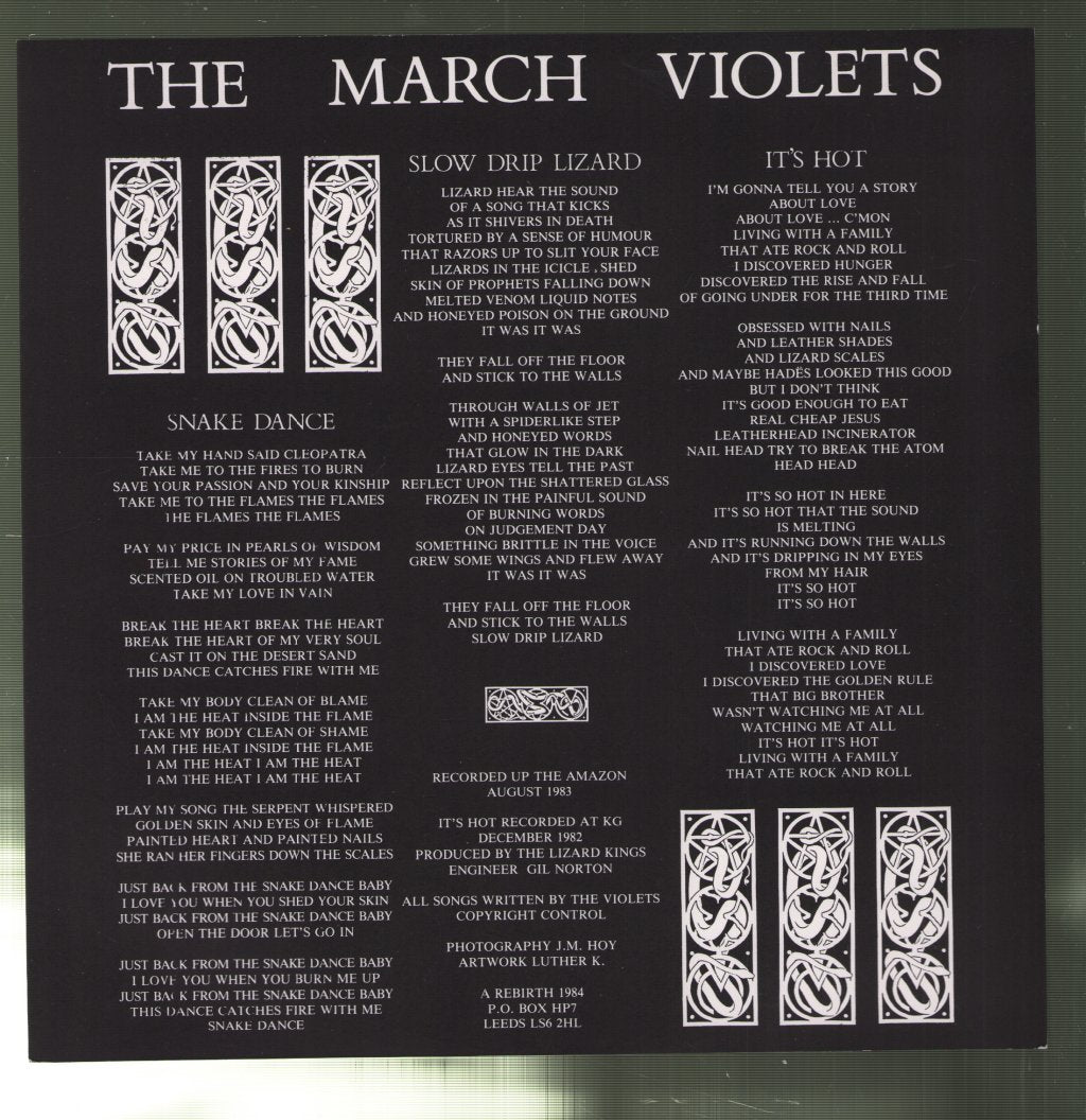 March Violets - Snake Dance - 12 Inch