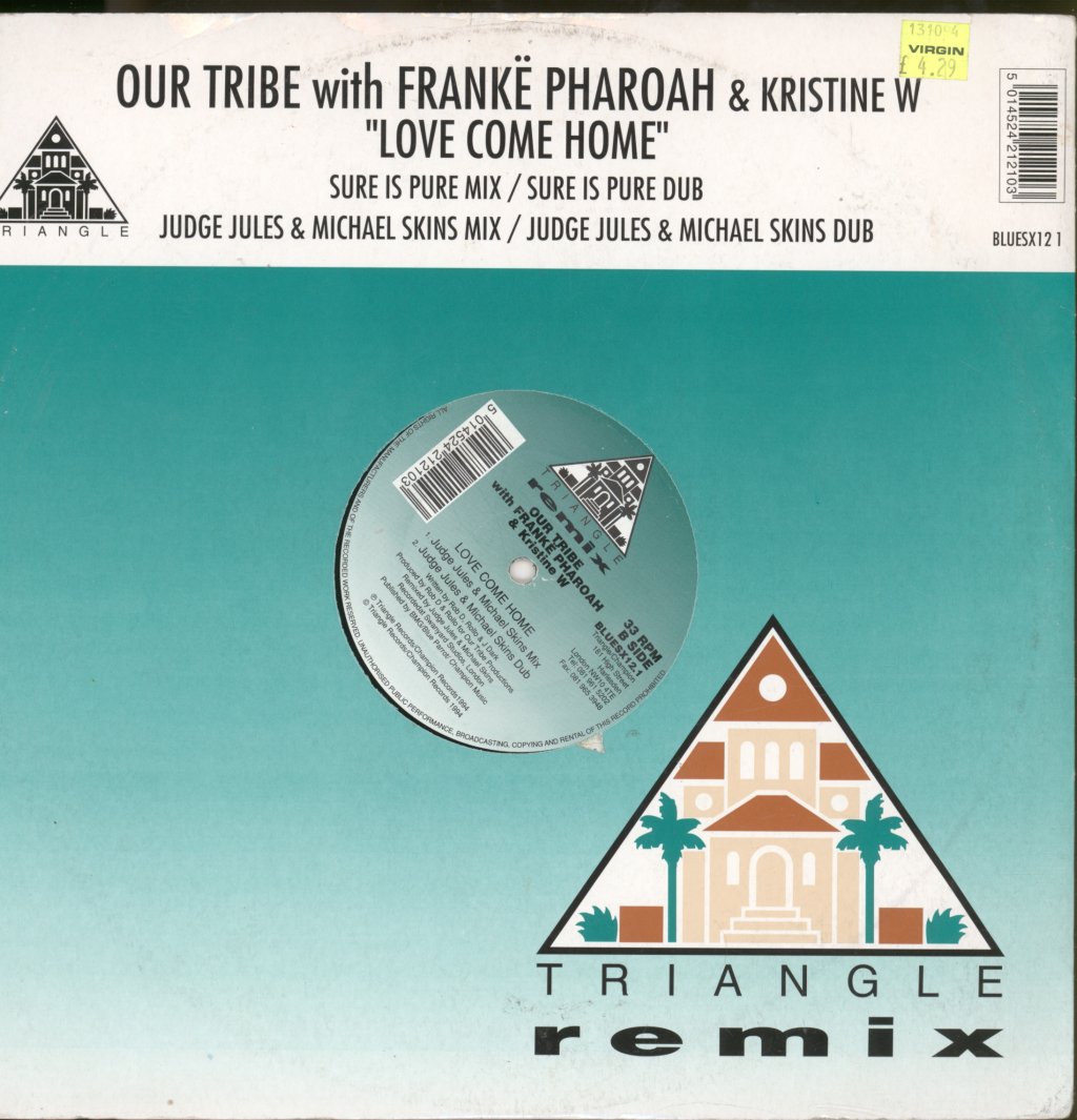 Our Tribe - Love Come Home Remixes - 12 Inch