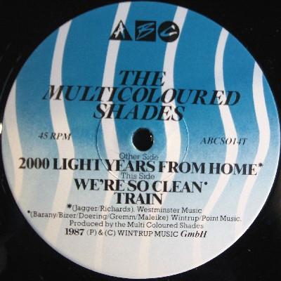Multicoloured Shades - 2000 Light Years From Home - 12 Inch