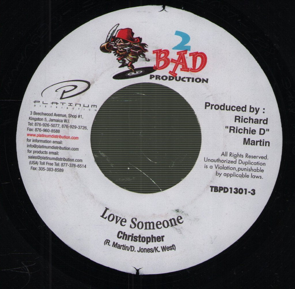 Christopher (Reggae) - Love Someone - 7 Inch
