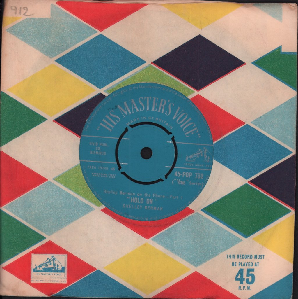 Shelley Berman - On The Phone - 7 Inch