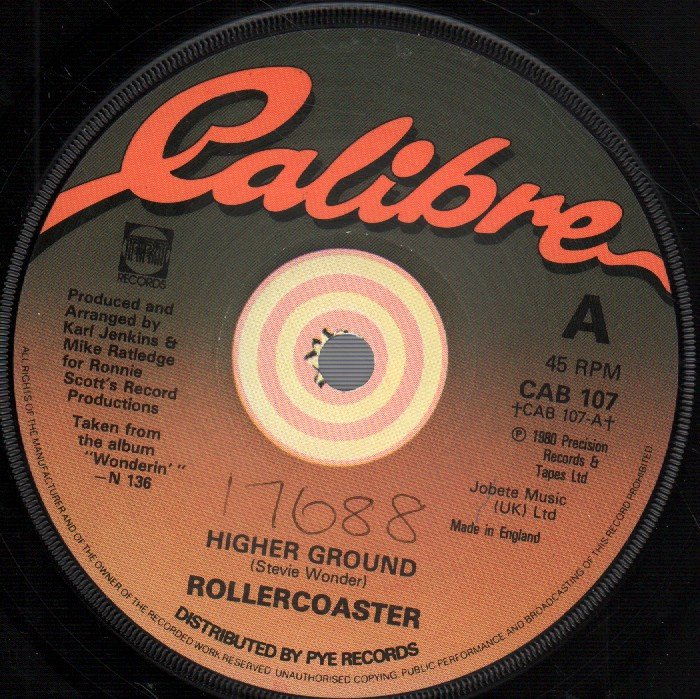 Rollercoaster (Disco Group) - Higher Ground - 7 Inch