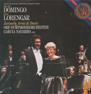 Placido Domingo / Pilar Lorengar / Garcia Navarro - Zarzuela Arias & Duets - Lp