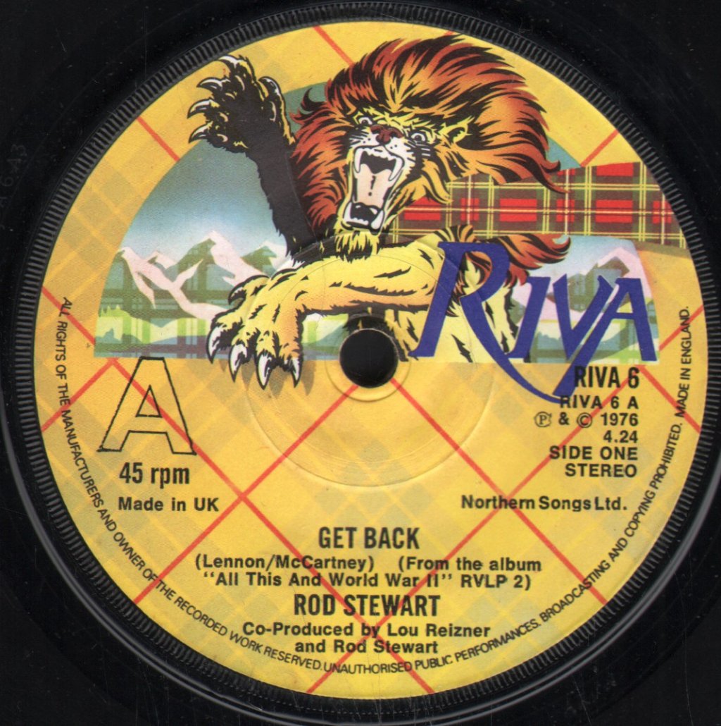 Rod Stewart - Get Back - 7 Inch