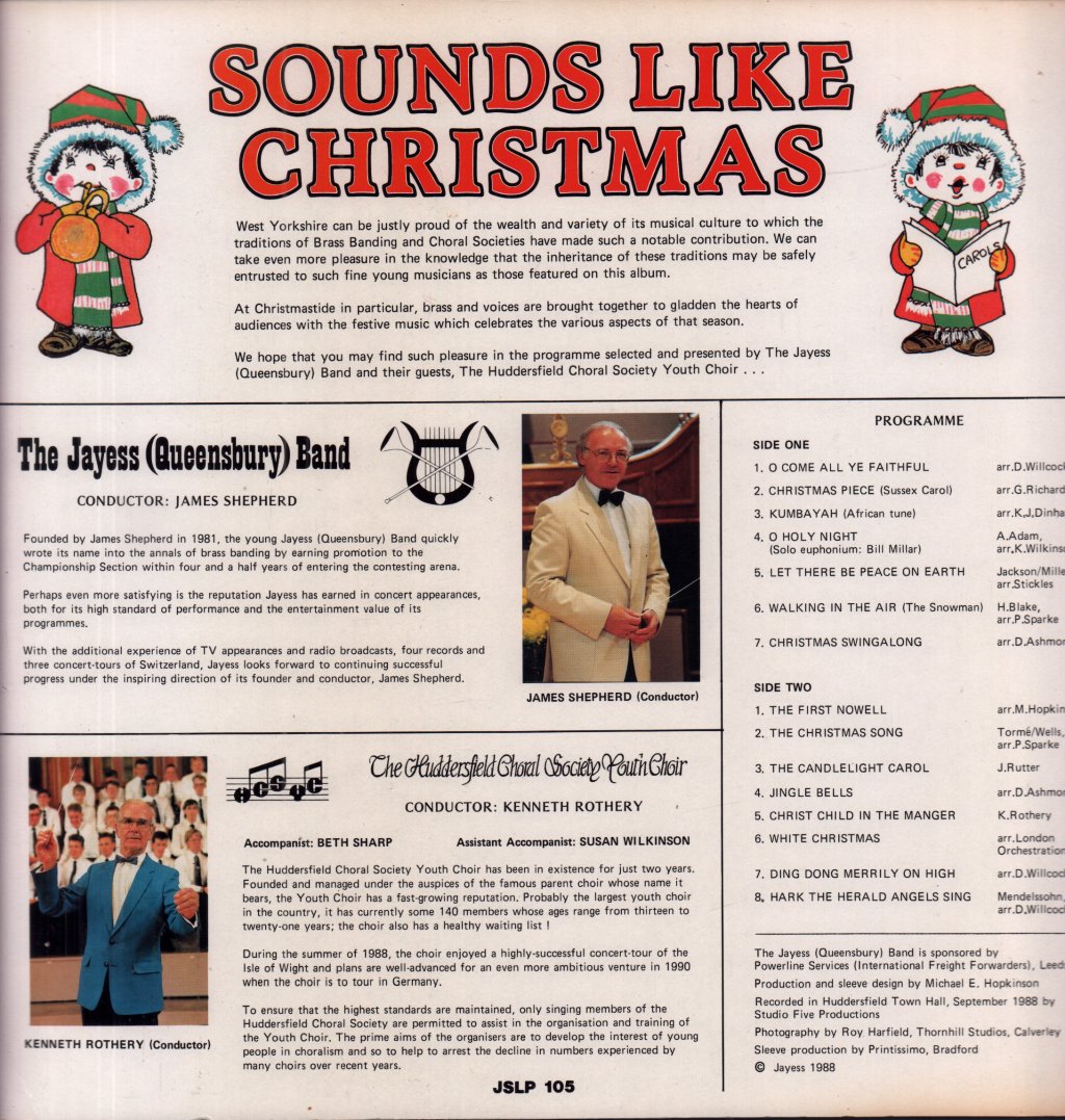 Jayess (Queensbury) Band - sounds like christmas - Lp