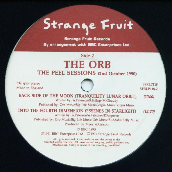 ORB - Peel Sessions - Lp