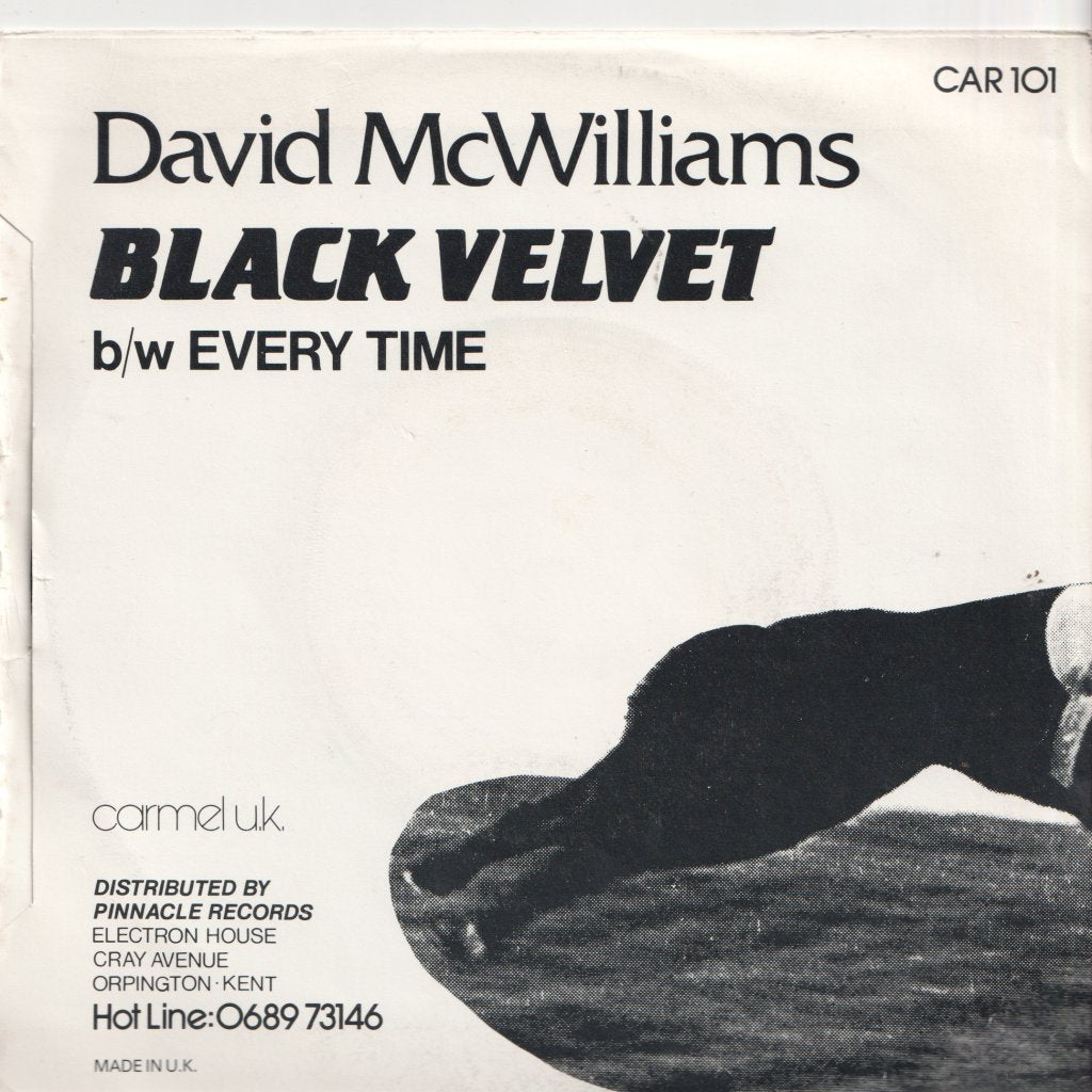 David Mcwilliams - Black Velvet - 7 Inch