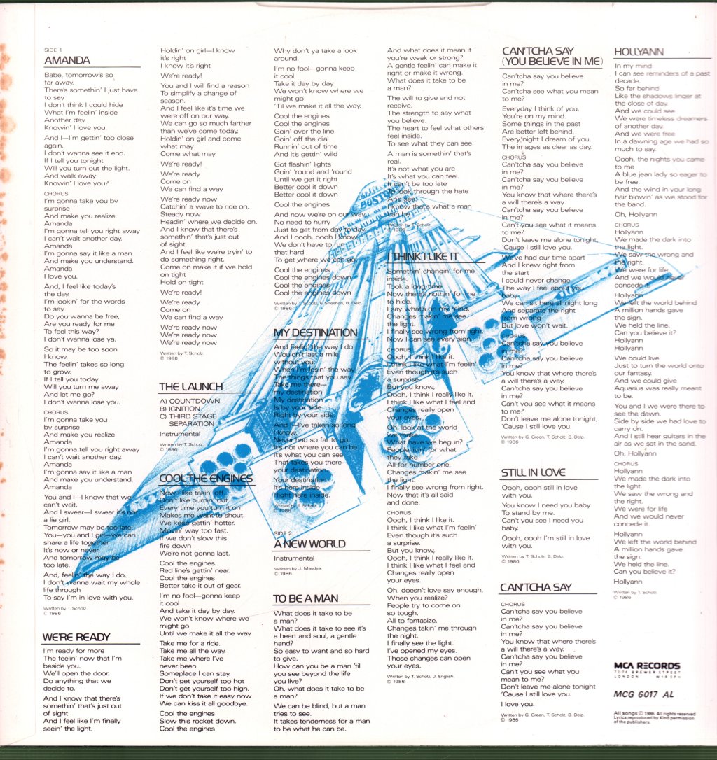 Boston - Third Stage - Lp