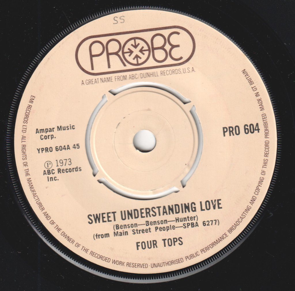Four Tops - Sweet Understanding Love - 7 Inch