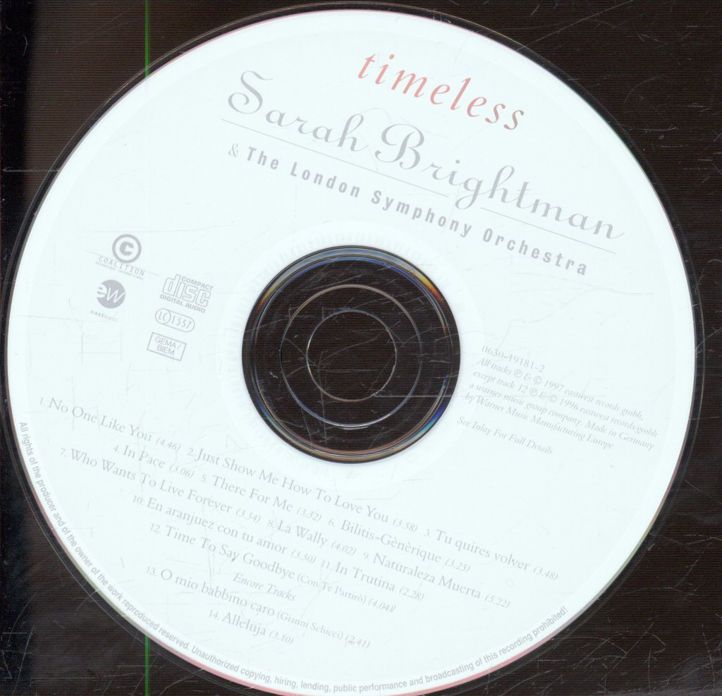 Sarah Brightman - Timeless - Cd